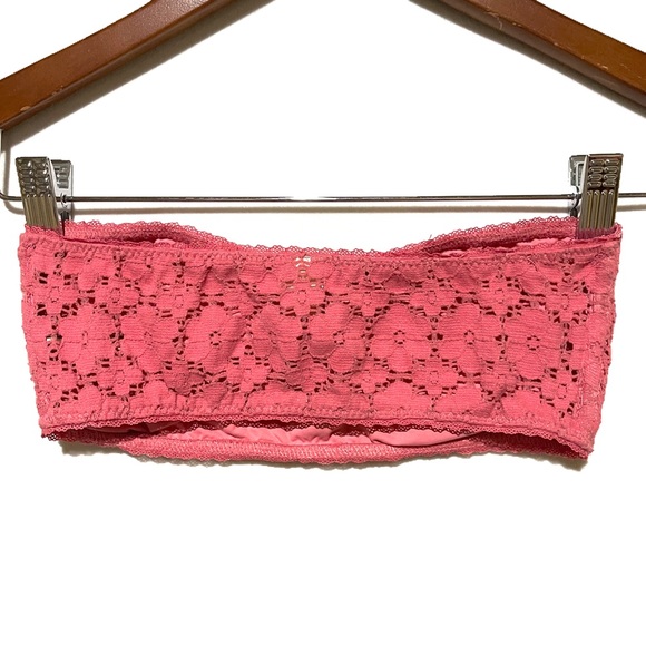 E by Eloise for anthropologie Sweetheart Bandeau Pink/Rose - Picture 4 of 9